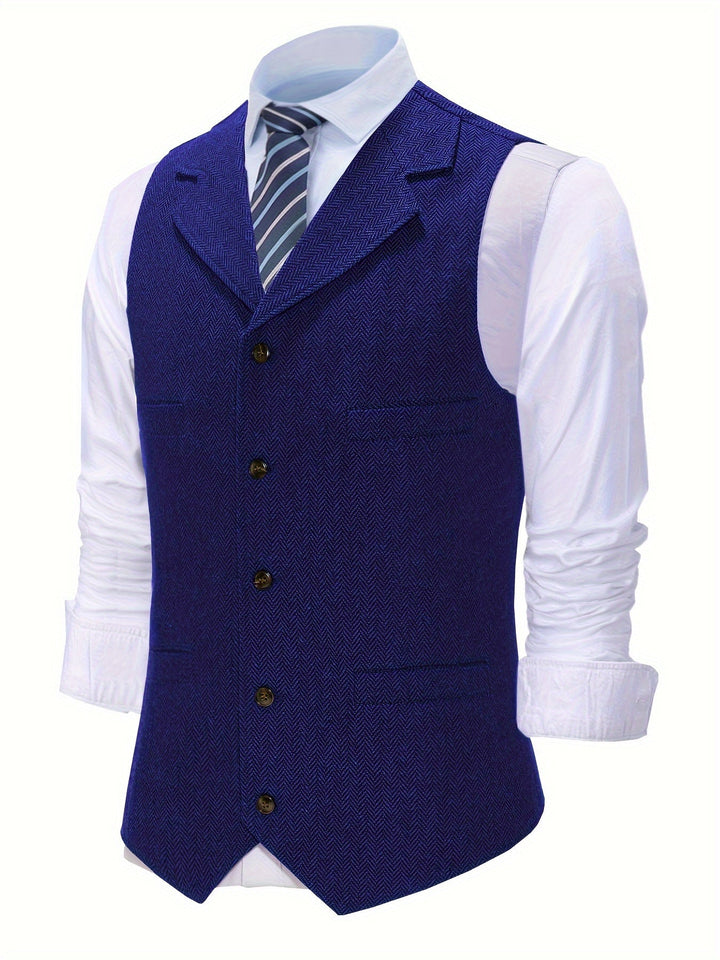 Emmett | Herringbone Skräddarsydd Väst