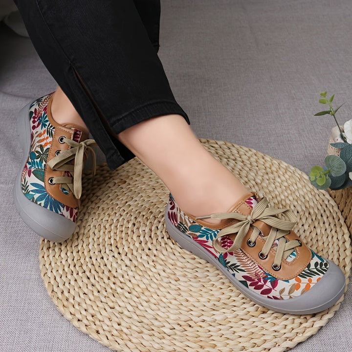 Marielle | Botaniska Tryck Sneakers