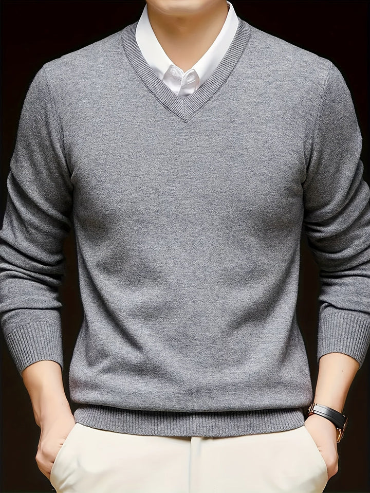 Nigel | Raffinerad V-ringad Jumper