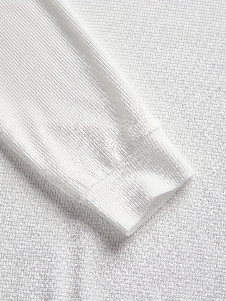 Oliver | Elbow-Patch Vaffelstickad Jumper