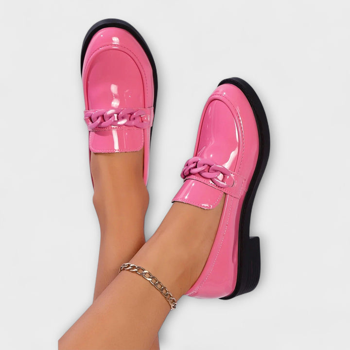 Lorie | Stiliga Runda Tåcasual Loafers