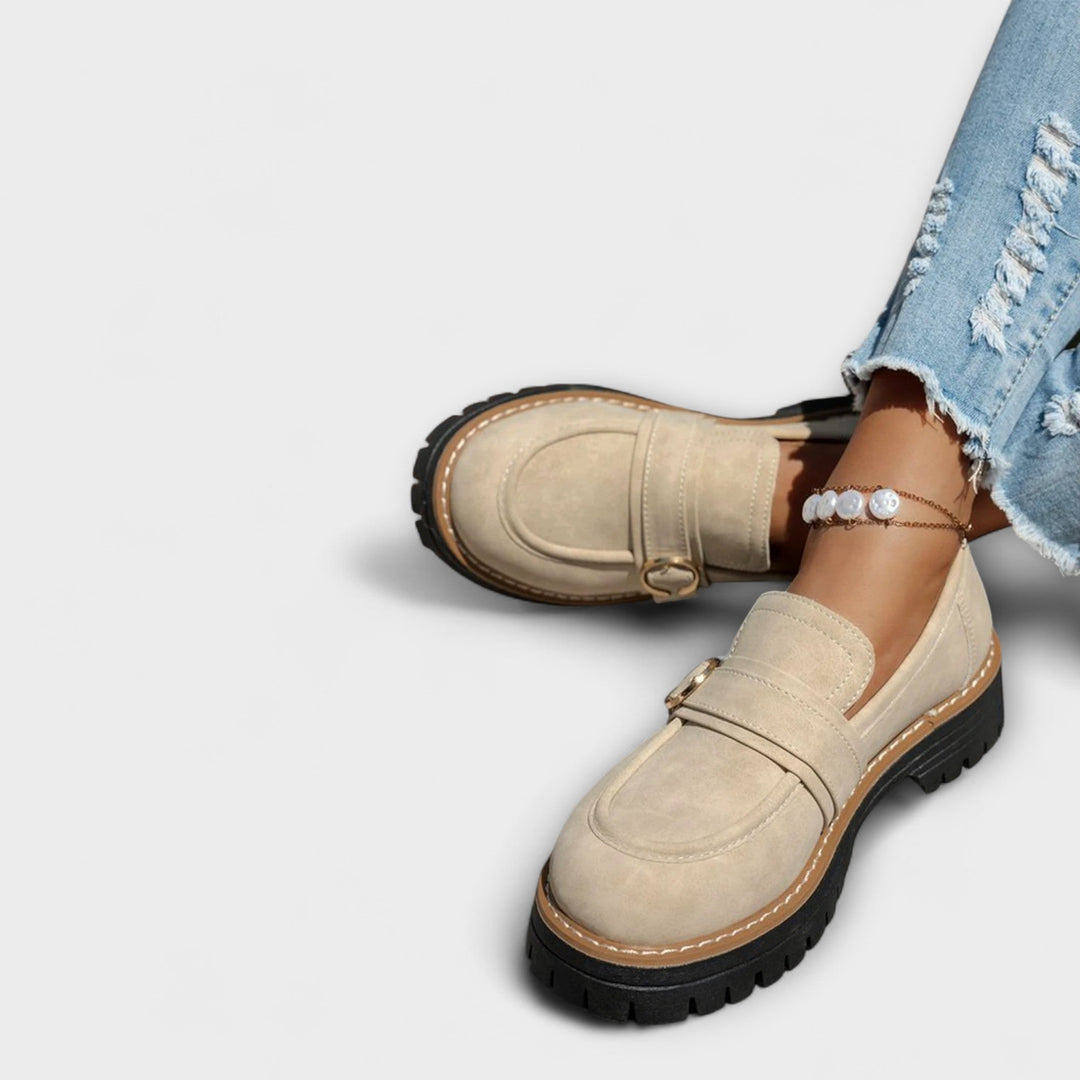 Lora | Premium Runda Tå Casual Loafers