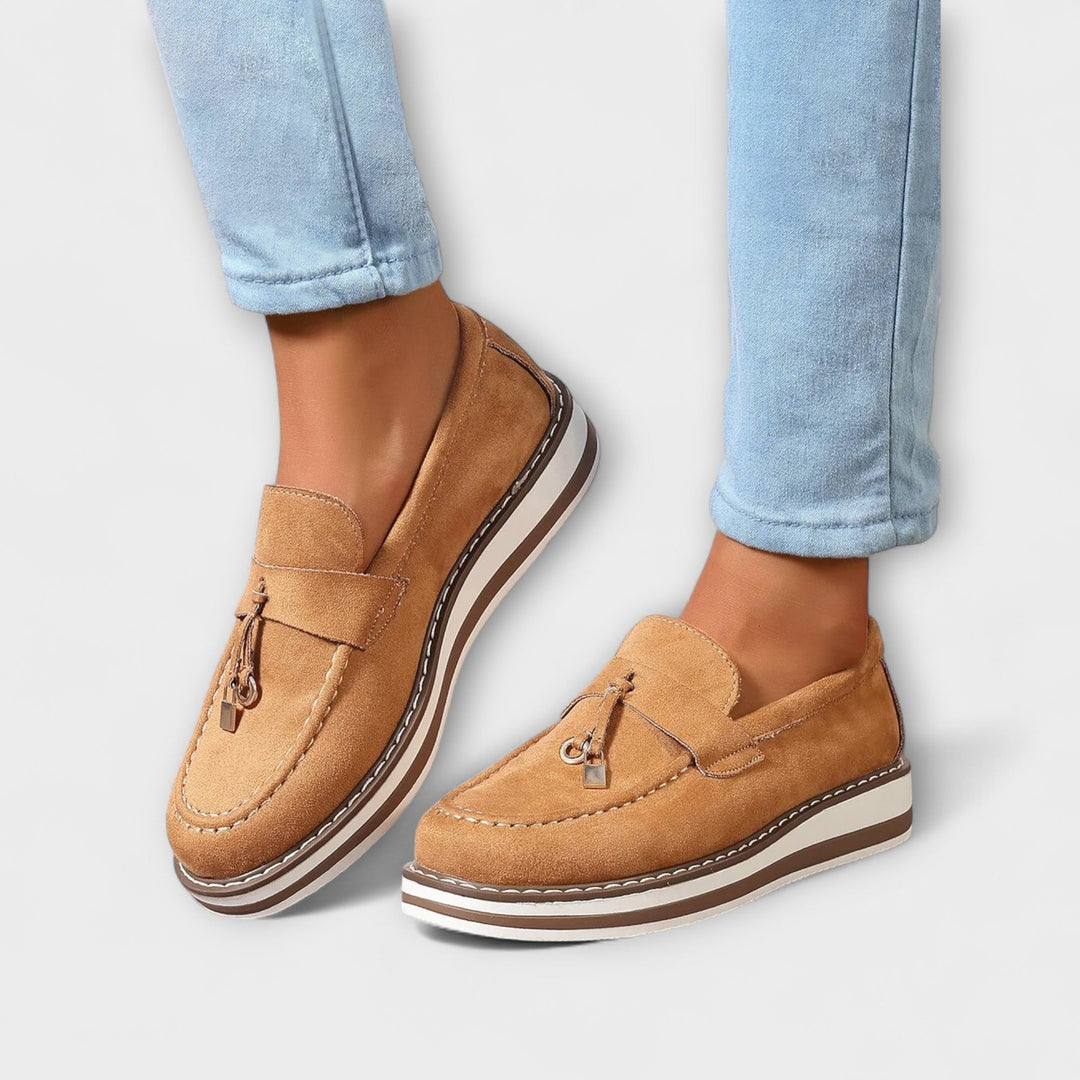 Hanna | Klassiska Runda Tåcasual Loafers