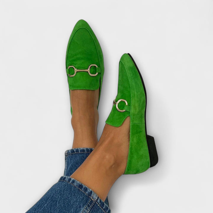 Kaia | Spetsig Tå Slip-On Loafers