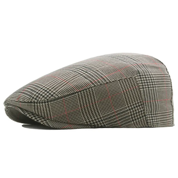 James | Klassisk Herringbone Stitch Flat Cap
