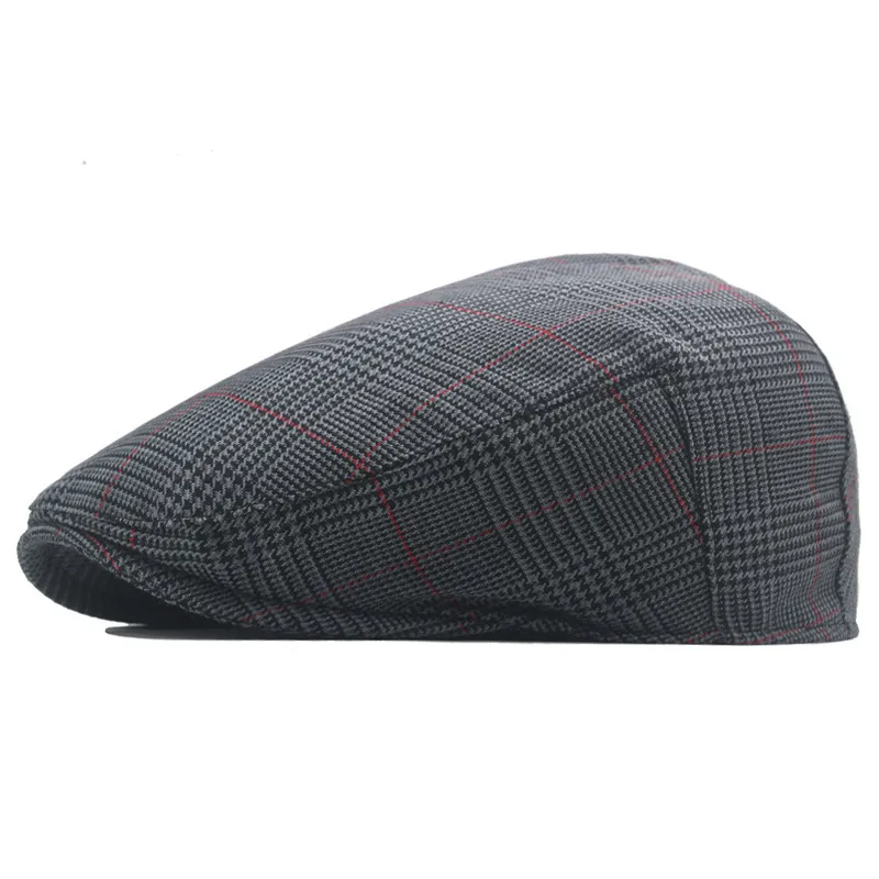 James | Klassisk Herringbone Stitch Flat Cap