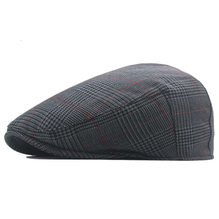 James | Klassisk Herringbone Stitch Flat Cap