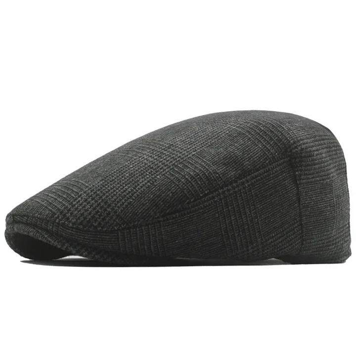 James | Klassisk Herringbone Stitch Flat Cap