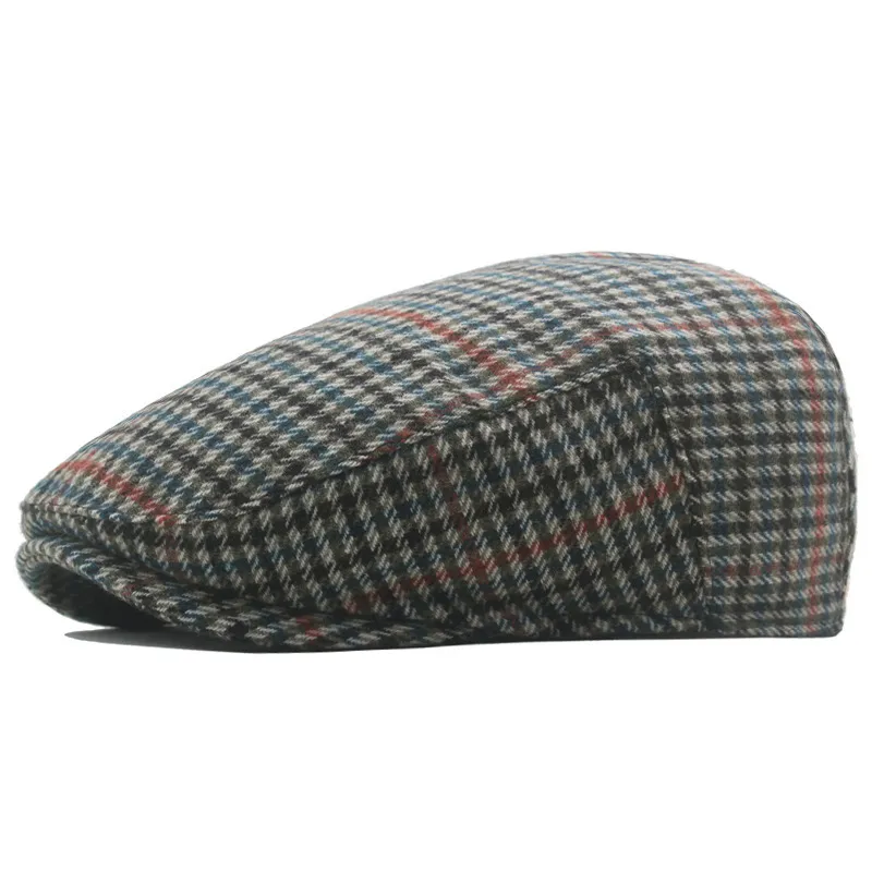 James | Klassisk Herringbone Stitch Flat Cap