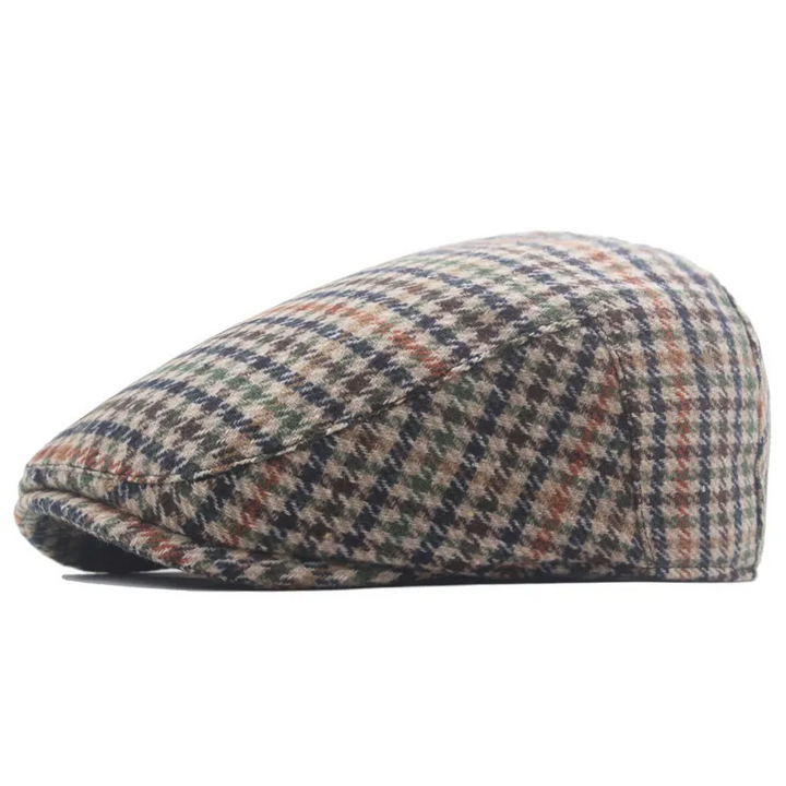 James | Klassisk Herringbone Stitch Flat Cap
