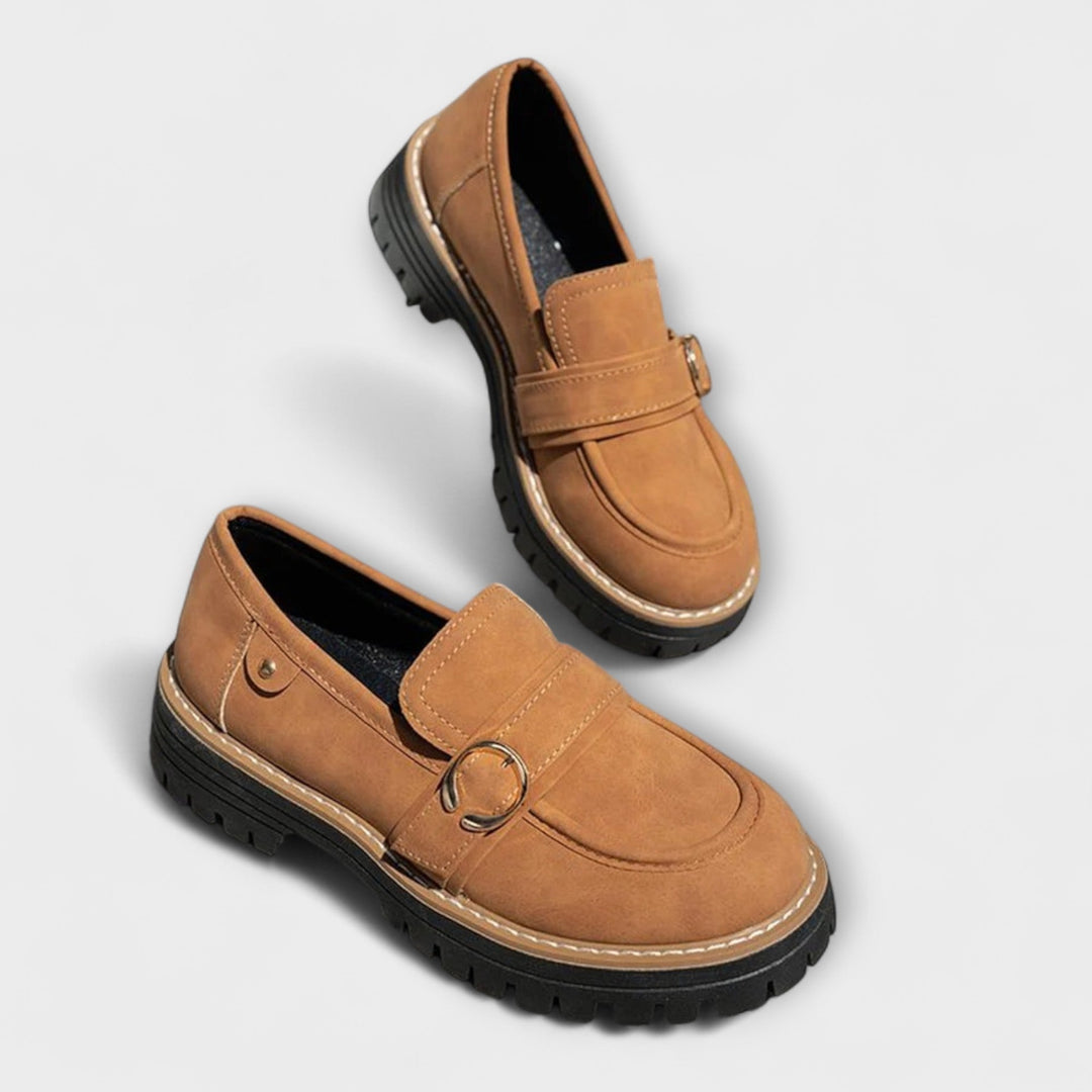 Lora | Premium Runda Tå Casual Loafers