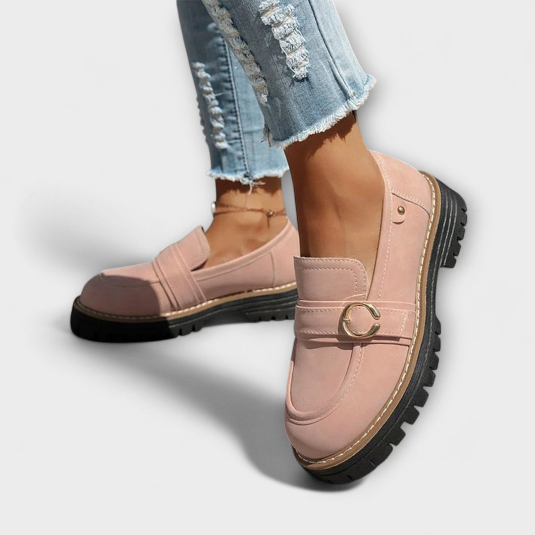 Lora | Premium Runda Tå Casual Loafers