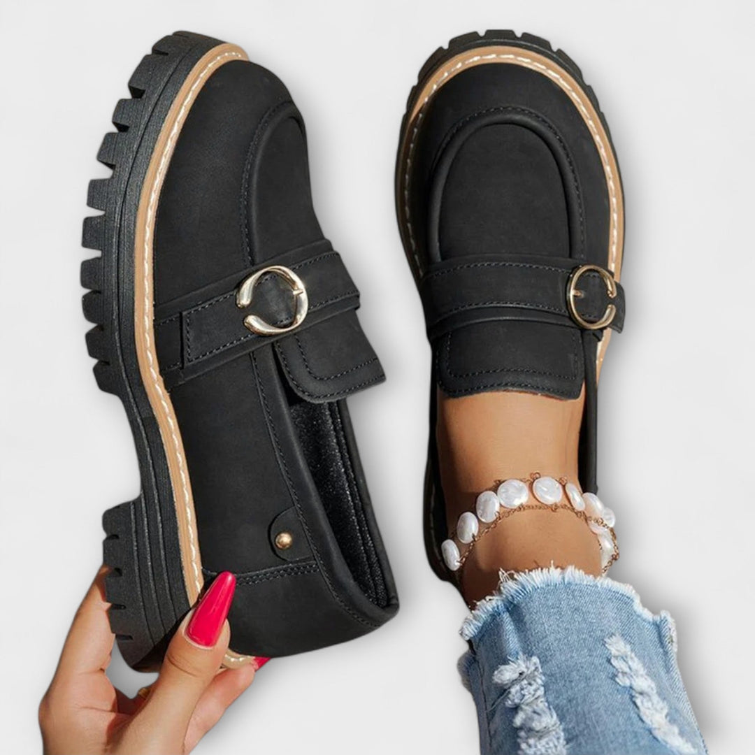 Lora | Premium Runda Tå Casual Loafers