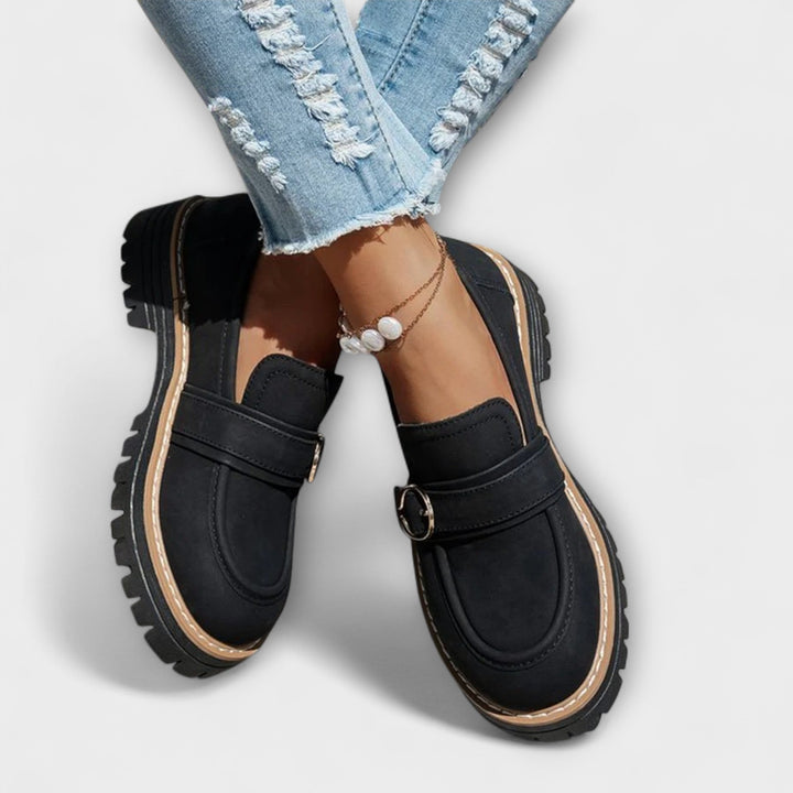 Lora | Premium Runda Tå Casual Loafers