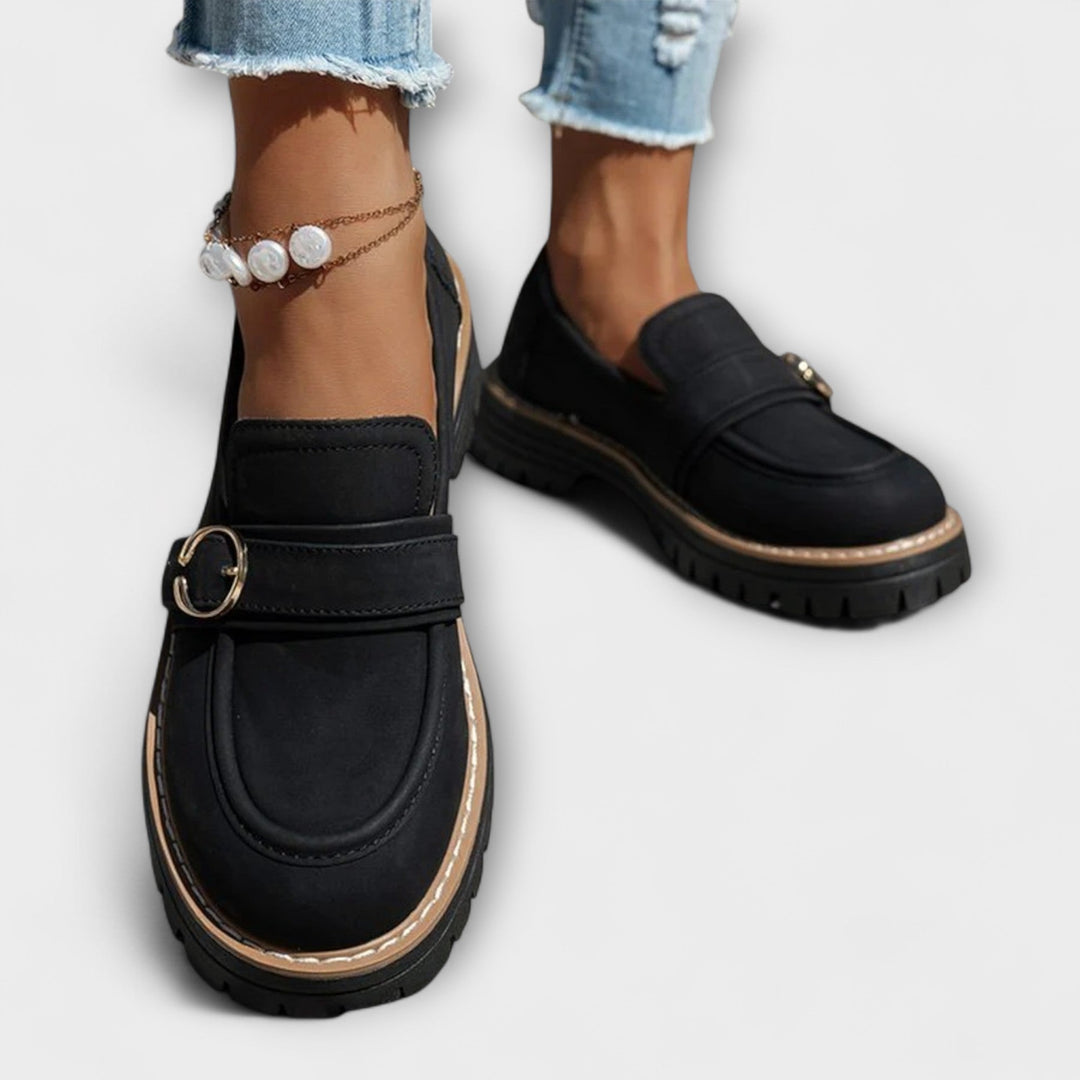 Lora | Premium Runda Tå Casual Loafers
