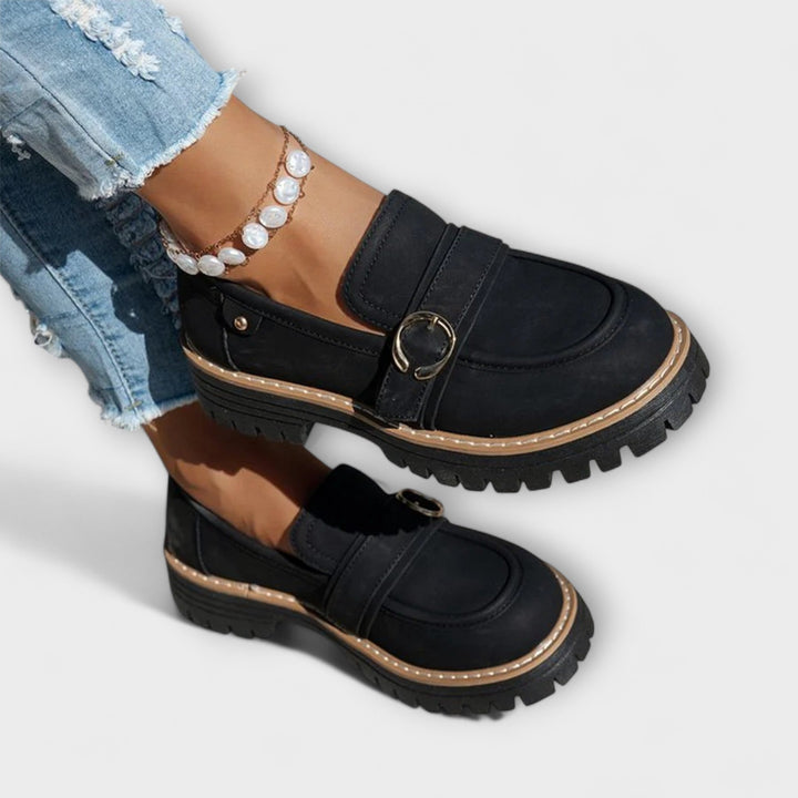 Lora | Premium Runda Tå Casual Loafers