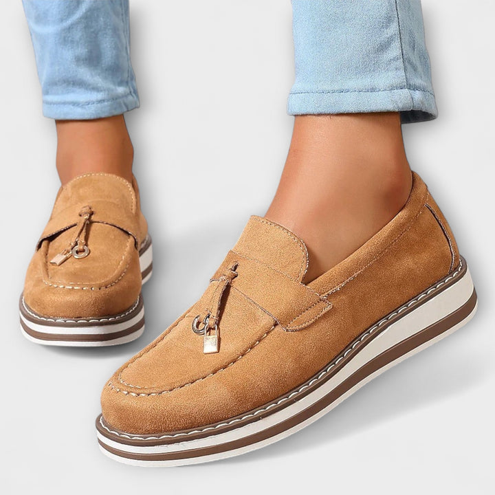 Hanna | Klassiska Runda Tåcasual Loafers