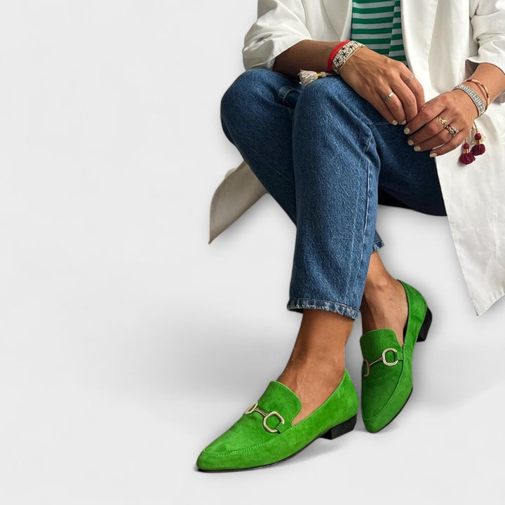 Kaia | Spetsig Tå Slip-On Loafers