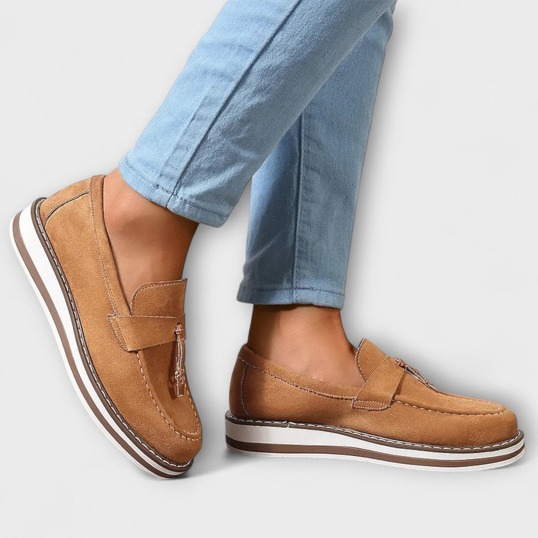 Hanna | Klassiska Runda Tåcasual Loafers
