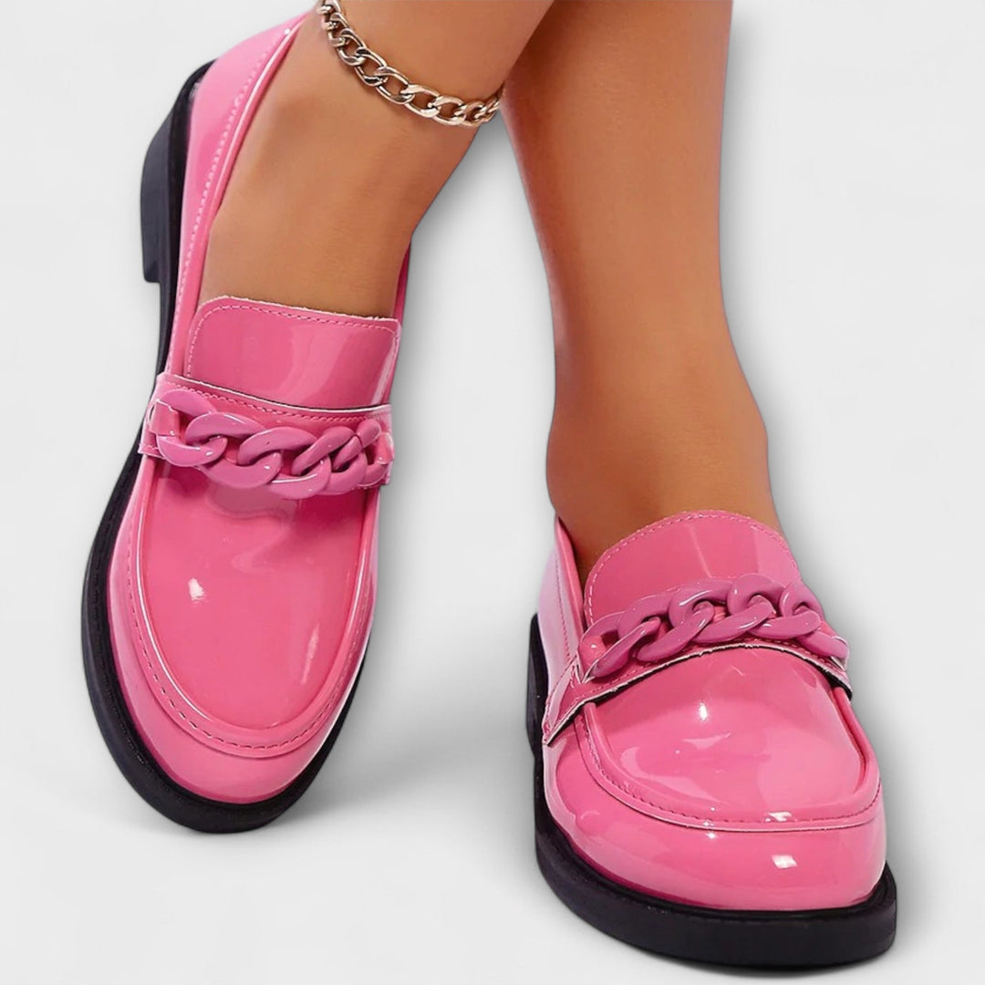 Lorie | Stiliga Runda Tåcasual Loafers