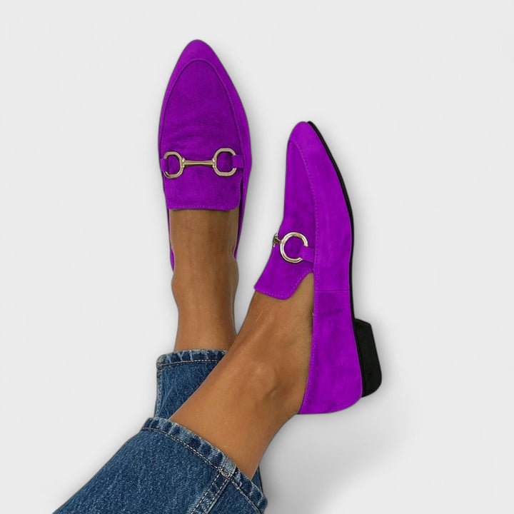 Kaia | Spetsig Tå Slip-On Loafers