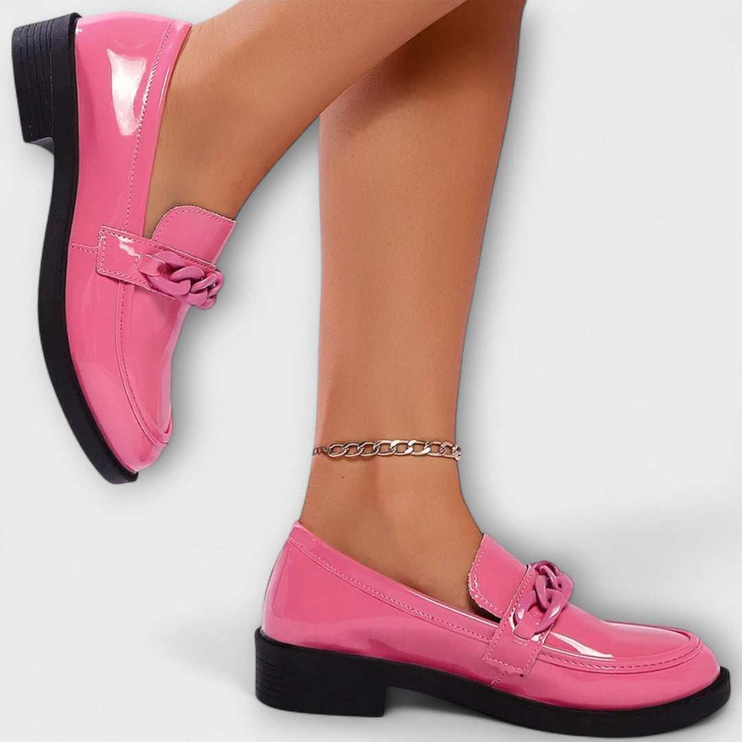 Lorie | Stiliga Runda Tåcasual Loafers