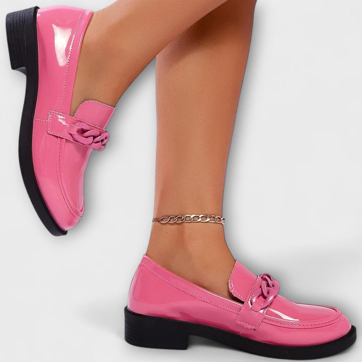 Lorie | Stiliga Runda Tåcasual Loafers