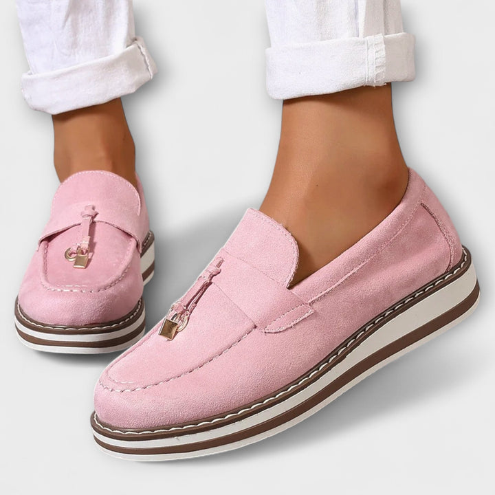 Hanna | Klassiska Runda Tåcasual Loafers