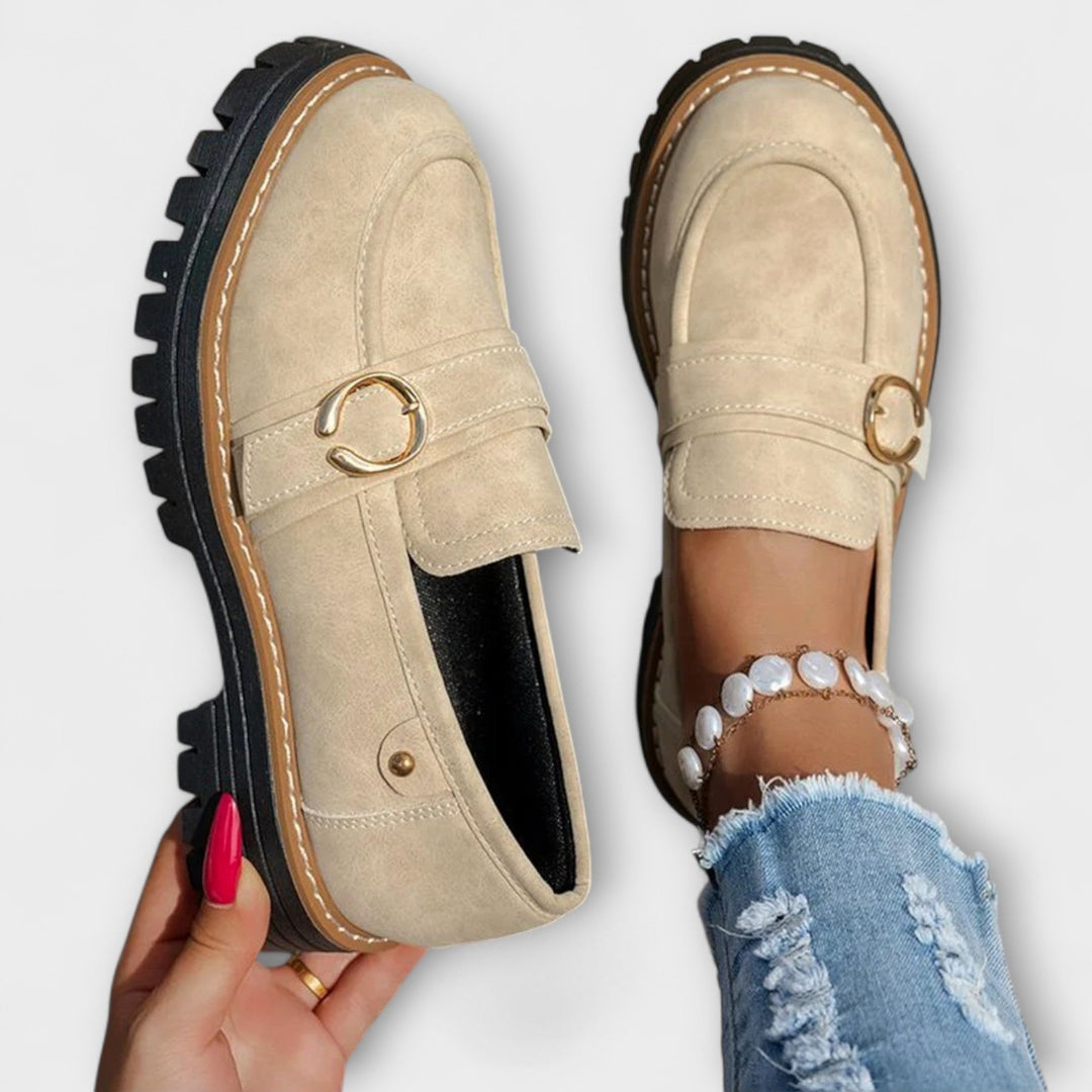 Lora | Premium Runda Tå Casual Loafers