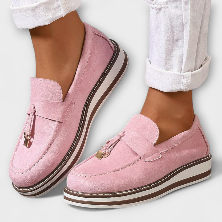 Hanna | Klassiska Runda Tåcasual Loafers
