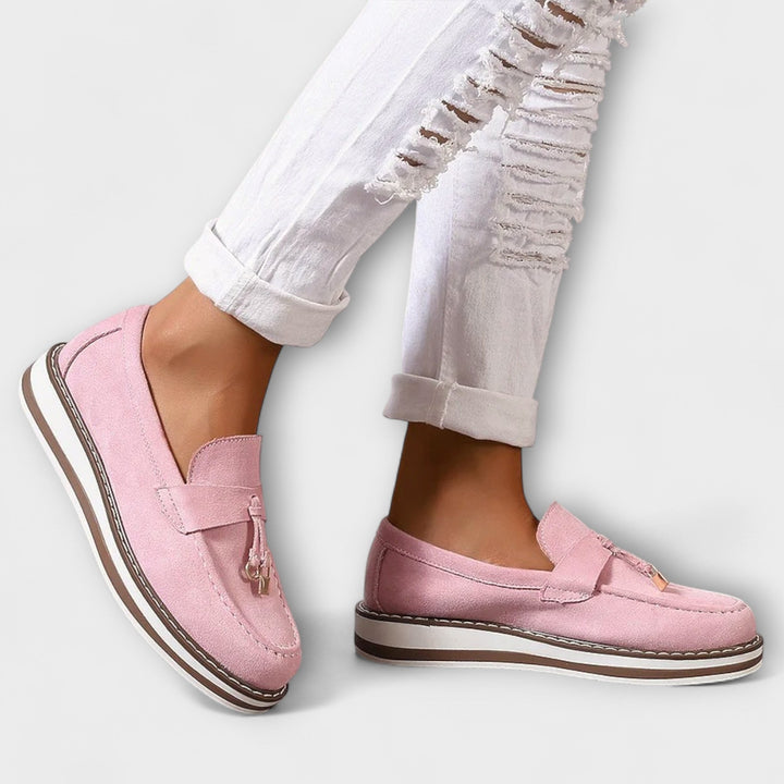 Hanna | Klassiska Runda Tåcasual Loafers