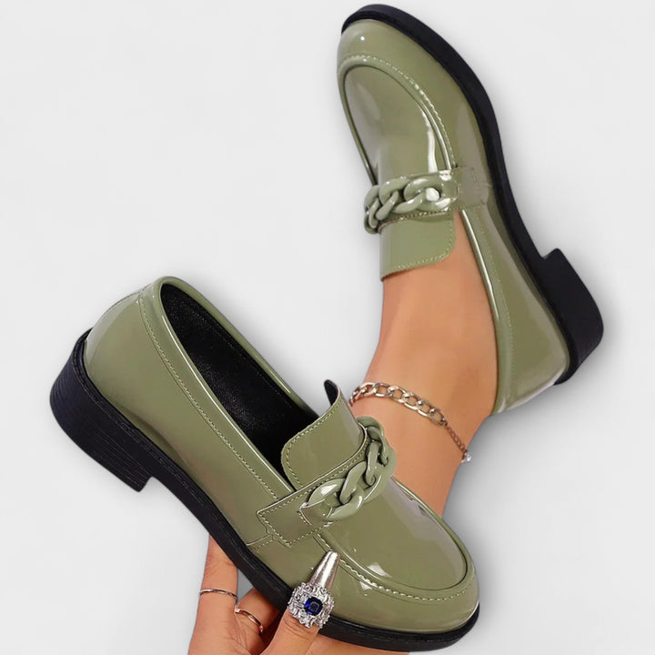 Lorie | Stiliga Runda Tåcasual Loafers