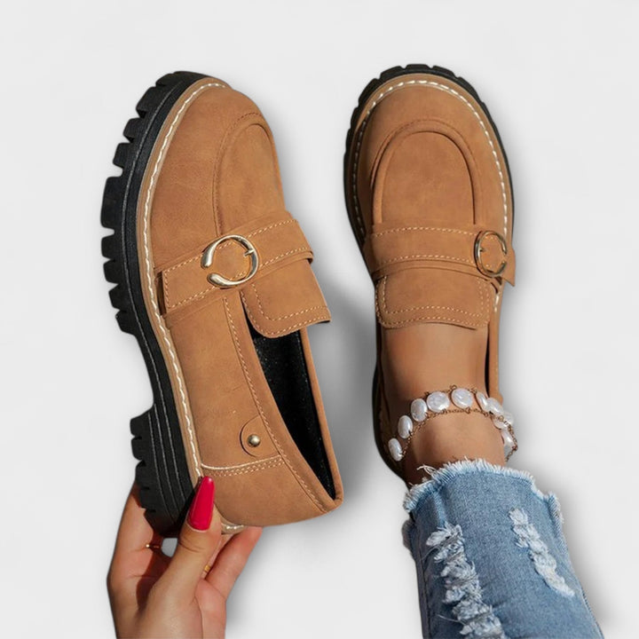 Lora | Premium Runda Tå Casual Loafers