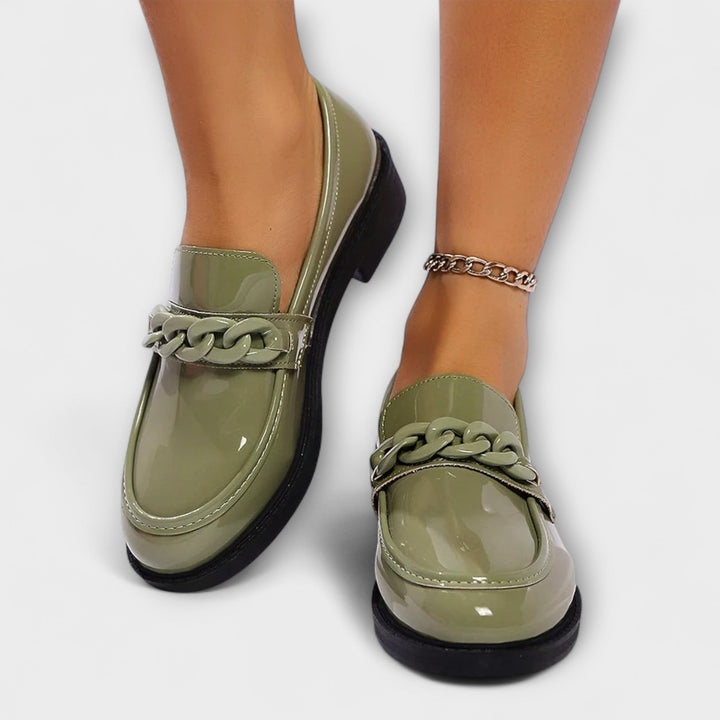 Lorie | Stiliga Runda Tåcasual Loafers