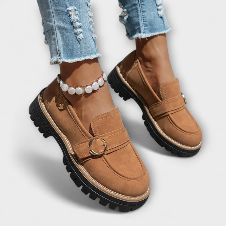 Lora | Premium Runda Tå Casual Loafers