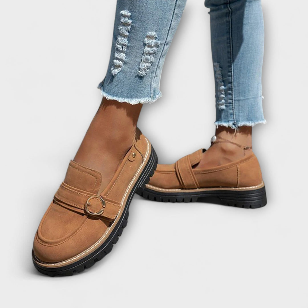 Lora | Premium Runda Tå Casual Loafers