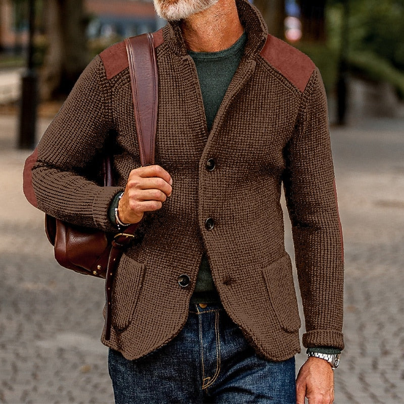 Baxter | Strukturerad Ståkrage Cardigan