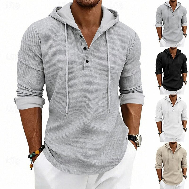 Malcolm | Avslappnad Dragkedja Hoodie