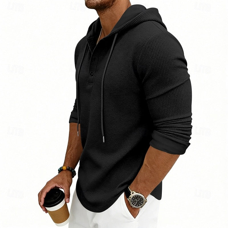 Malcolm | Avslappnad Dragkedja Hoodie