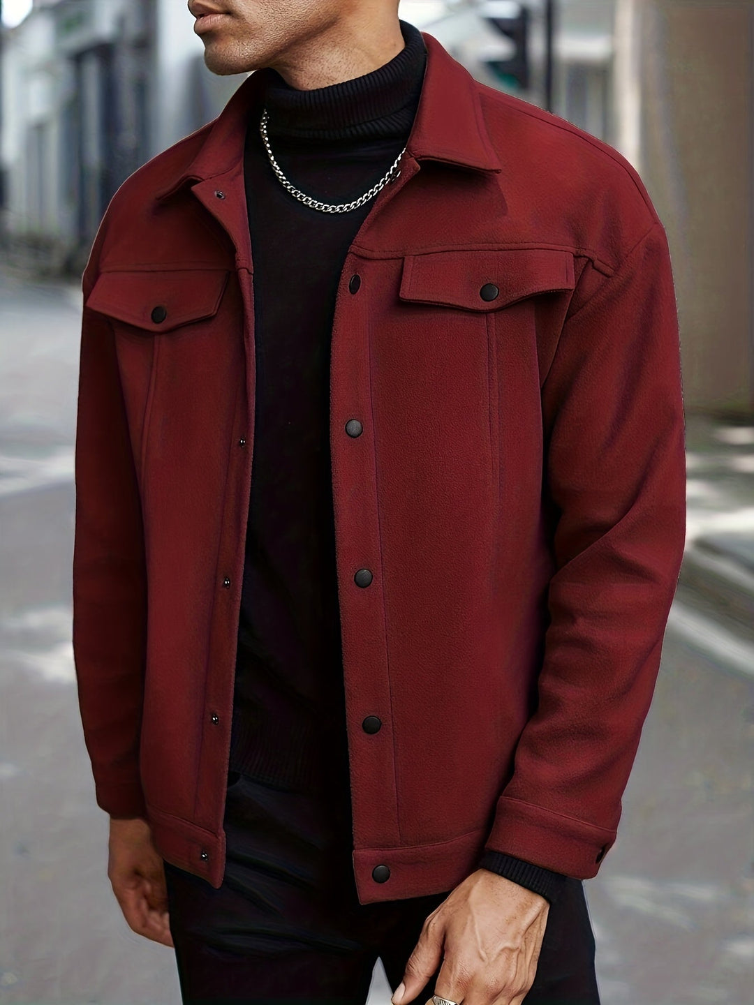 Roderick | Modern Snap-Button Jacka