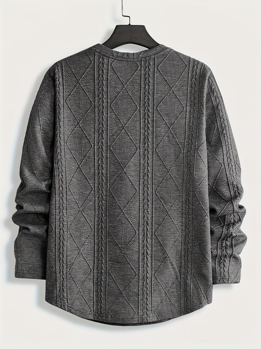 Clifford | Texturerad Stickad Långärmad Topp