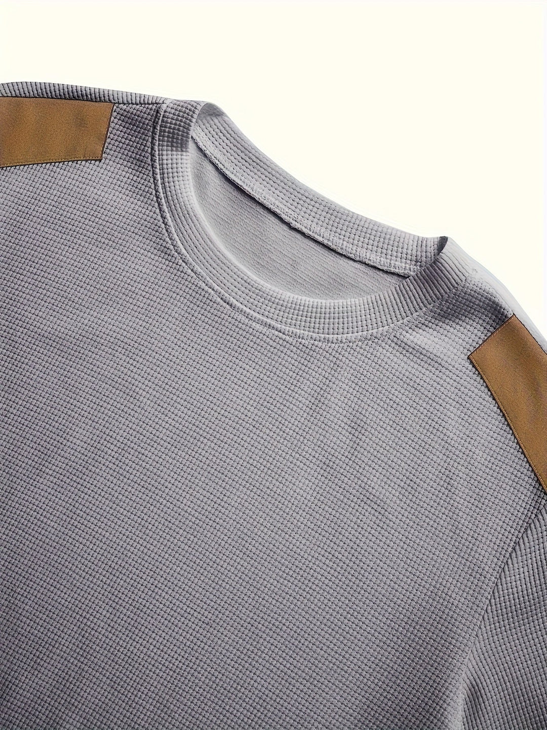 Oliver | Elbow-Patch Vaffelstickad Jumper