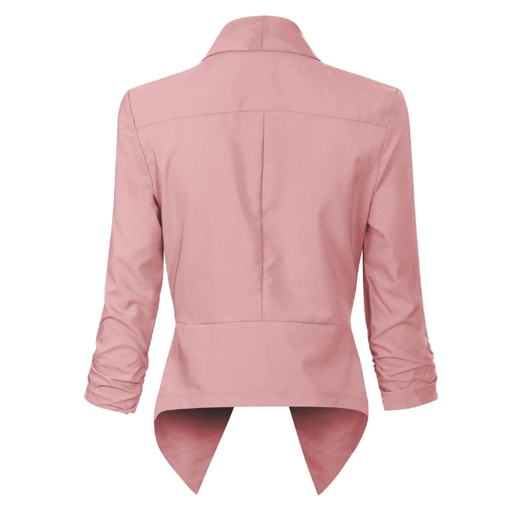 Beverly | Draperad Öppen Blazer