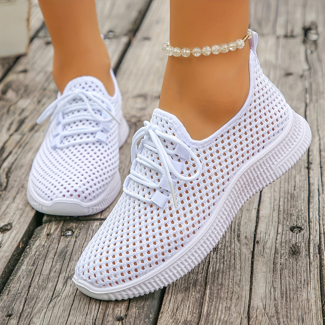 Vanessa | Andningsbara Vävda Sneakers