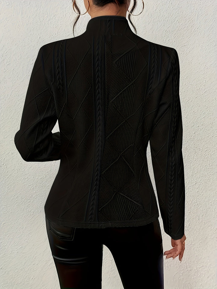 Delilah | Texturerad Midje-definierande Jacka