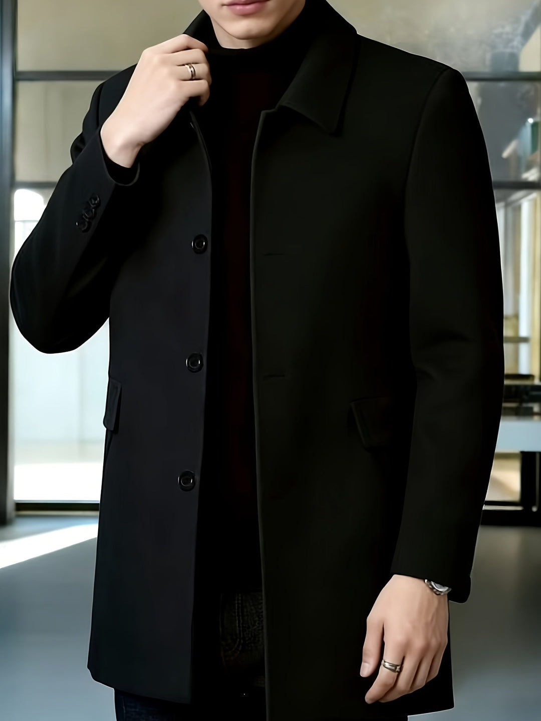 Cedric | Skräddarsydd Enknäppt Kappa