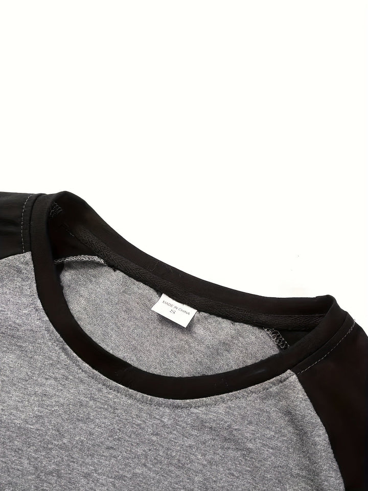 Roman | Tvåtonad Raglan Långärmad Topp