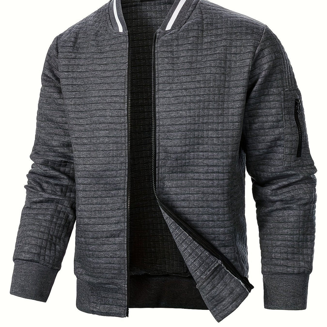 Conrad | Texturerad Zip-Up Jacka