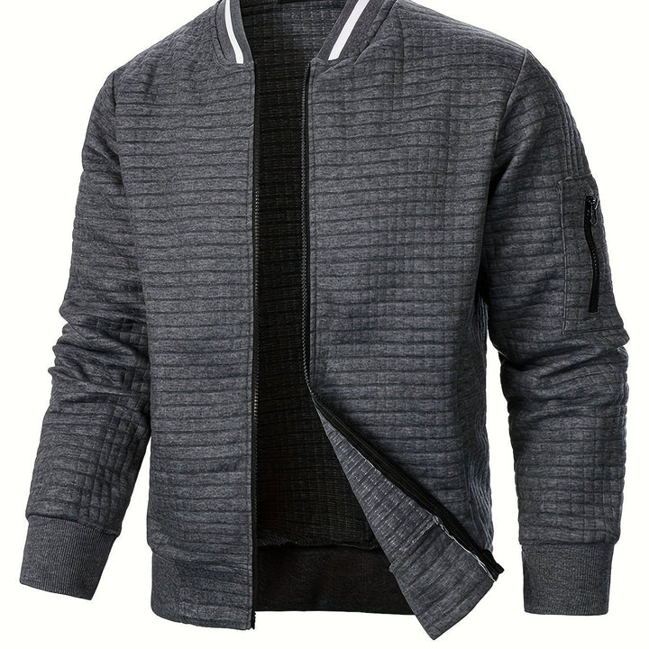 Conrad | Texturerad Zip-Up Jacka