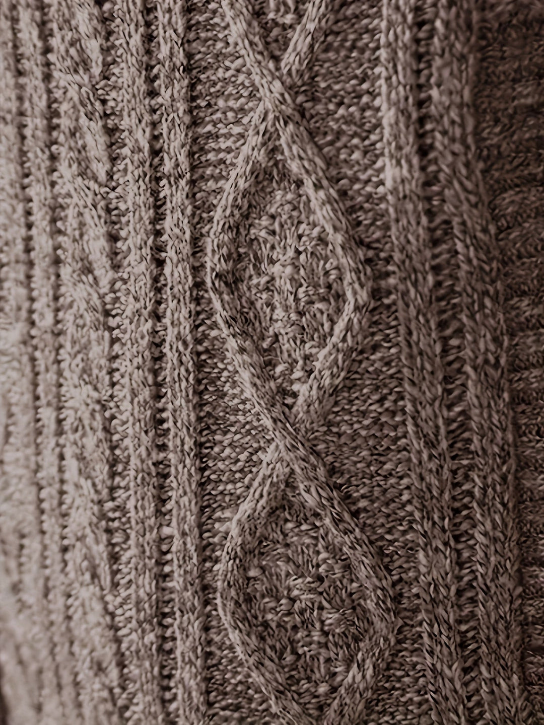 Edmund | Texturerad Ståkrage Zip Cardigan